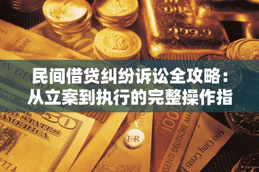 武汉民间借贷纠纷诉讼全攻略：从立案到执行的完整操作指南