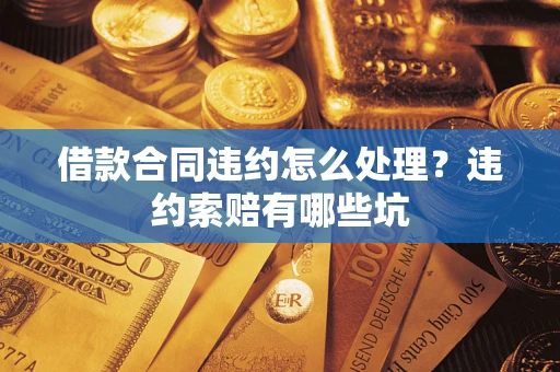 武汉借款合同违约怎么处理？违约索赔有哪些坑