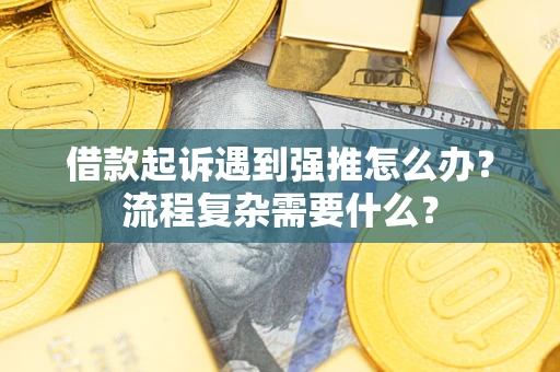 武汉借款起诉遇到强推怎么办？流程复杂需要什么？