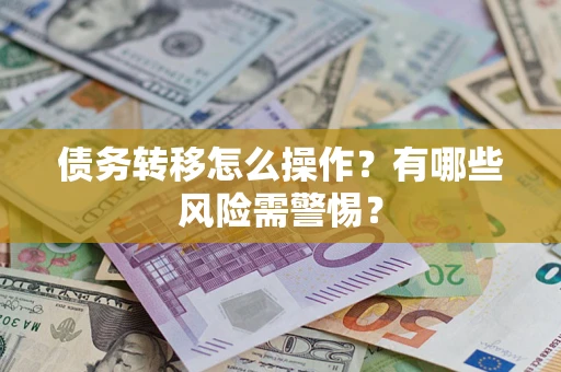 武汉债务转移怎么操作？有哪些风险需警惕？