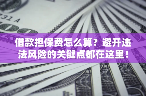 武汉借款担保费怎么算？避开违法风险的关键点都在这里！