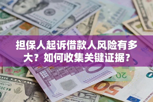 武汉担保人起诉借款人风险有多大？如何收集关键证据？