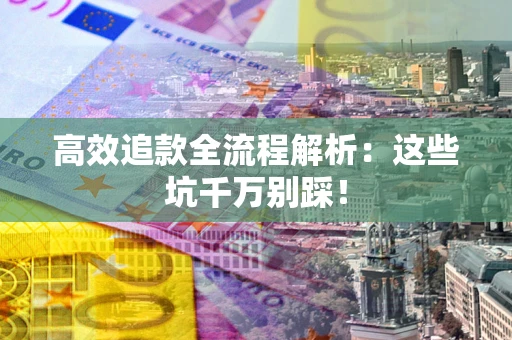 武汉高效追款全流程解析：这些坑千万别踩！