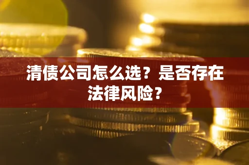 武汉清债公司怎么选？是否存在法律风险？