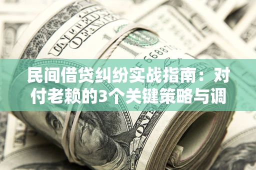 武汉民间借贷纠纷实战指南：对付老赖的3个关键策略与调解盲区解析