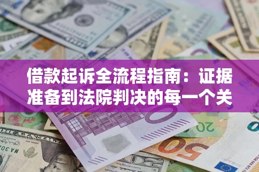 武汉借款起诉全流程指南：证据准备到法院判决的每一个关键步骤