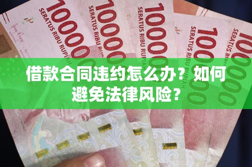 武汉借款合同违约怎么办？如何避免法律风险？